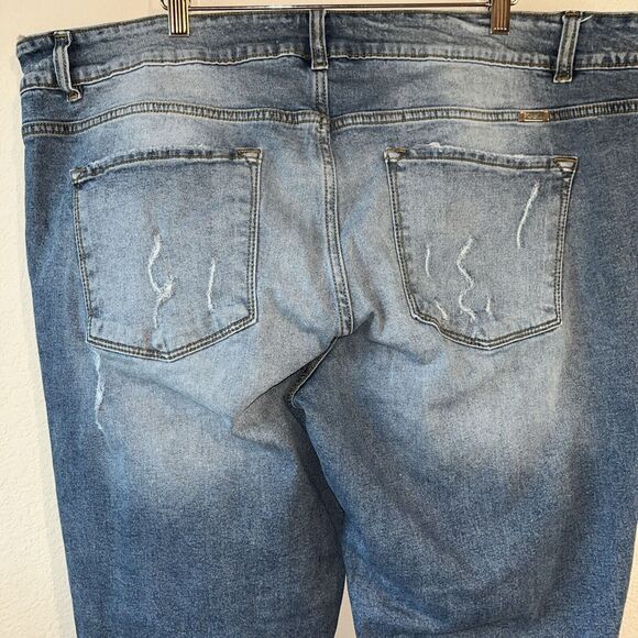 Kancan Woman’s Jeans Size 22 Distressed Skinny Jeans stretch - Picture 7 of 11